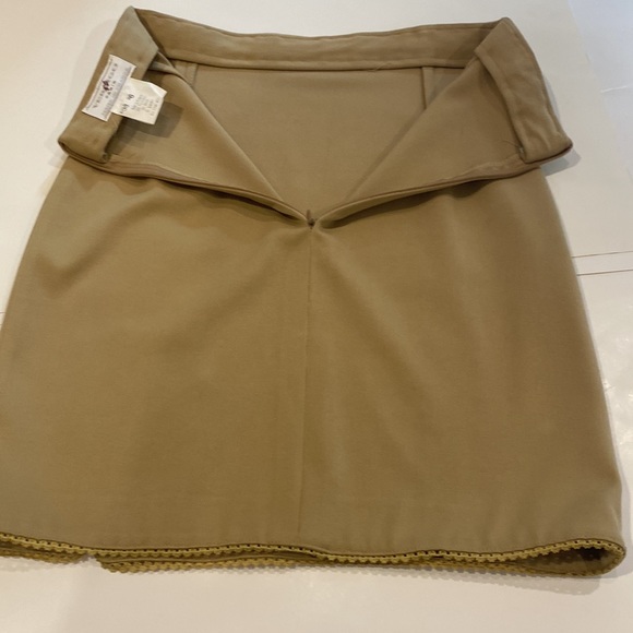 VERTIGO PARIS MADE IN FRANCE FITTED HIGH SLIT SKIRT - Picture 6 of 10